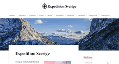 Desktop Screenshot of expeditionsverige.se